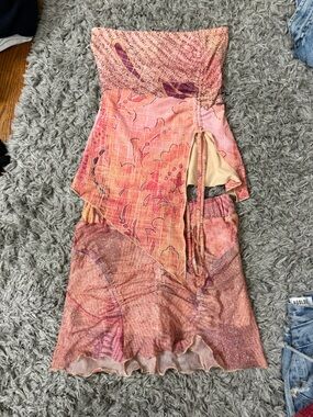 Tiger Mist Pink and Coral Printed Set